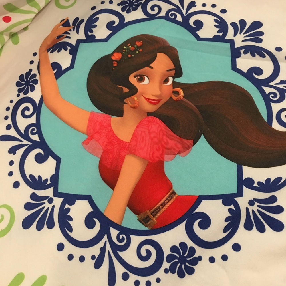 Disney Elena Of Avalor Dancing full fitted sheet deep pocket 14” Like Ne…